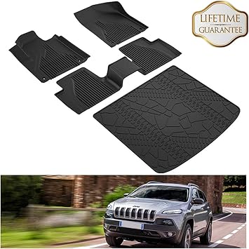 Amazon Com Kiwi Master Floor Mats Cargo Liners Set Compatible