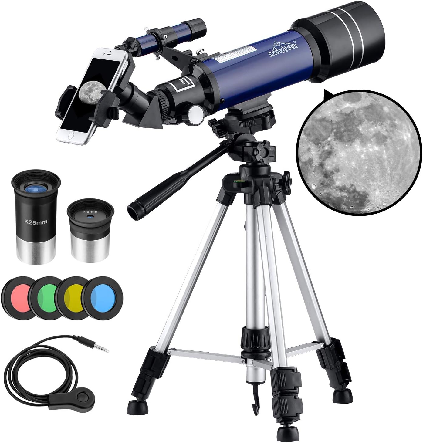MAXLAPTER Telescope for Kids Adults Astronomy Beginners
