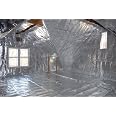 MWS Reflective Foam Core Insulation - 24x100 Foot HVAC Duct Wrap For Pipe Insulation