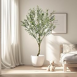 VIGGDA 7ft Artificial Olive Tree Fake Tree Interior