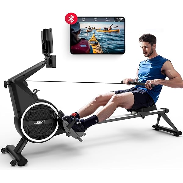 Full Motion Rowing Sunny Health Fitness Rower Smart Compact Full