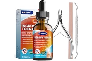 TOTCLEAR Ingrown Toenail kit: Ingrown Toenail Tools - Ingrown Toenail Clipper - 20ml