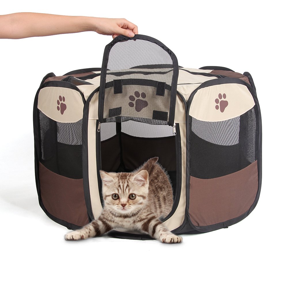 Puppy Playpen Portable Pet Playpen Waterproof Animal Pen Rabbit Pen