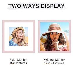 Vittanly 12x12 Picture Frame, Engineered Wood with