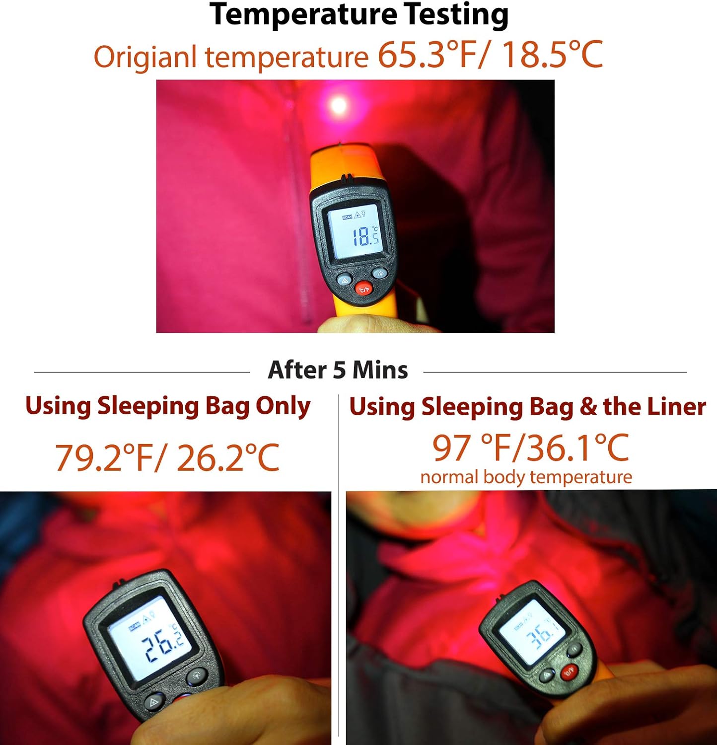 Litume All Season Sleeping Bag Liner Adds Up to 27F, Compressible and Lightweight Mummy Sleeping Sack for Backpacking, Camping, Lightweight Sleep Sack with Drawstring Hood, with Stuff Sack (E629) : Sports & Outdoors