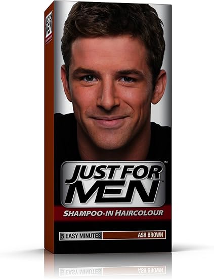 Just For Men H20 Ash Brown Hair Color 60 Ml Amazon Co Uk Beauty