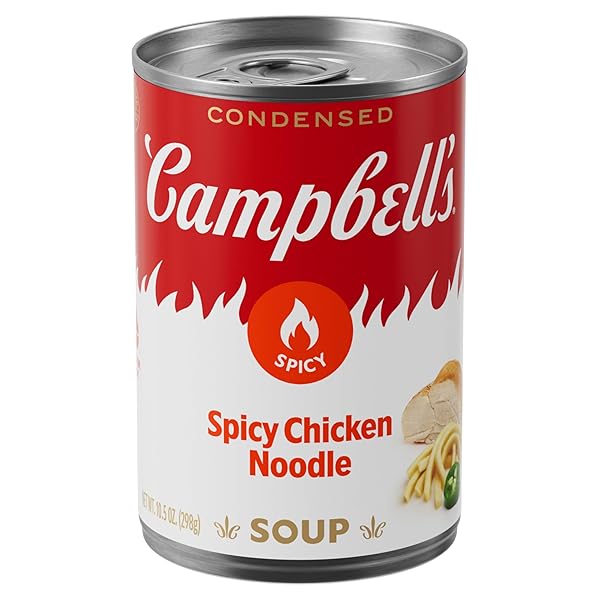 CAMPBELL’S CONDENSED SPICY CHICKEN NOODLE SOUP, 10.5 OZ...