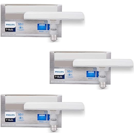 Philips T Bulb 10 Watt LED Bulb (Pack of 3)