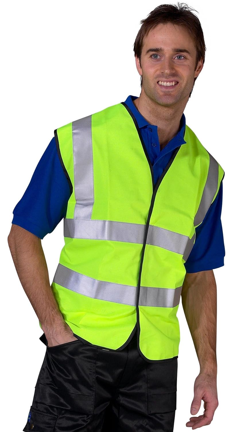 HI VIZ WAISTCOAT FULL APP. G SATURN YELLOW M - Image 3