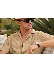 HOTake Men's Summer Beach Vacation Shirts Casual