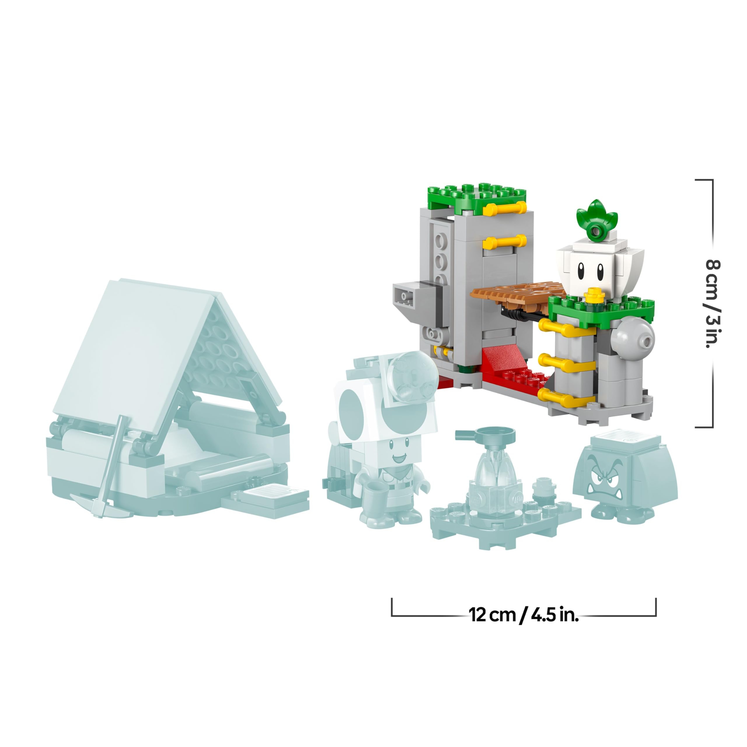 LEGO Super Mario Captain Toad-Camp- Interaktives Spielzeug mit 3 Figuren - Gumba, Zelt & einstürzender Brücke - Kinder Mitbringsel - Spielset - Gamer Geschenk für Jungen & Mädchen ab 6 Jahren - 72040 9