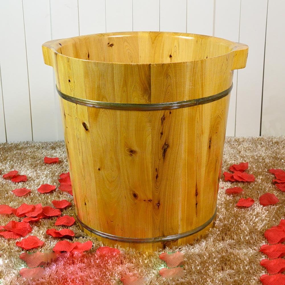 Foot Basin Wooden Bucket Foot Basin Foot Tub Tub Foot Bath Tub Foot Barrel Wood,40cm*41cm