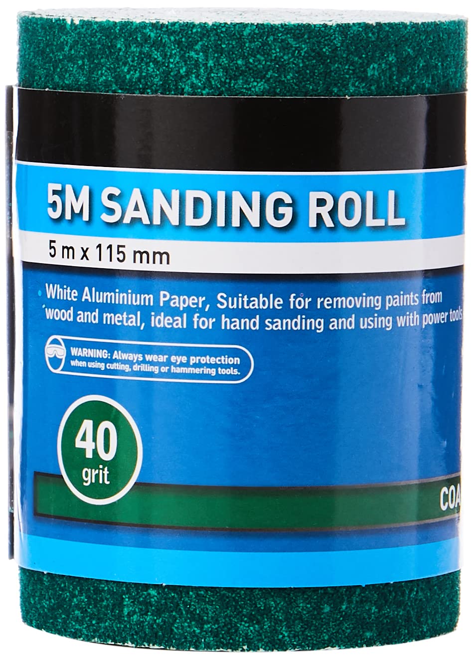 Bluespot 19856 5mtr 115mm Sanding Roll 40 Grit