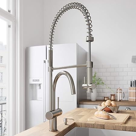 Vigo Vg02006st Dresden Single Handle Pull Down Sprayer Kitchen