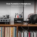 Fosi Audio BOX X1 Phono Preamp MM Turntable 3.5mm Headphone RCA Output view 5