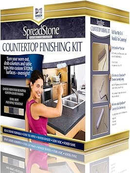 Spreadstone Countertop Refinishing Kit Black Color Amazon Co Uk