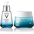 Vichy Rich Hydration Power Duo, Skin Care Set with Mineral 89 Booster Serum and Mineral 89 Rich Cream, Moisturizing Face Cream & Hyaluronic Acid Serum for Sensitive Skin & Dry Skin
