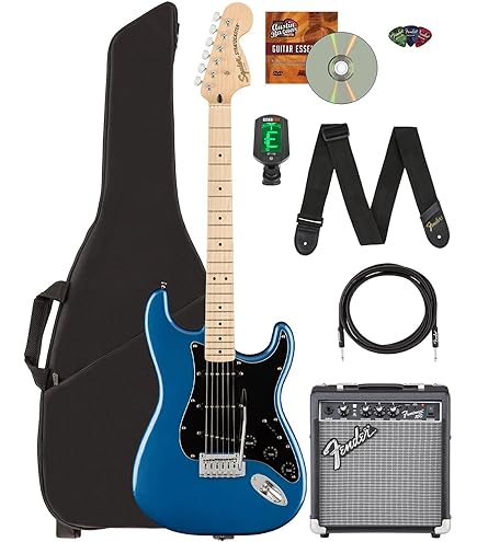 Amazon.com: Fender Squier Affinity Stratocaster HSS - Lake Placid