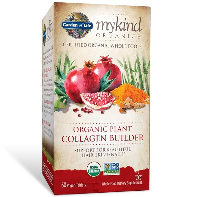 Amazon Com Garden Of Life Mykind Organic Plant Collagen Builder