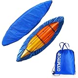 Kayak Canoe Cover - Waterproof, UV-Protected Storage Cover For Boats Up To 11.8ft