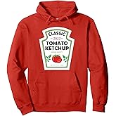 Red Ketchup DIY Costume Matching Couples Groups Halloween Pullover Hoodie