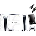 Sony PS5 PlayStation 5 Console Disc Version - Wireless Controller, x86-64-AMD Ryzen Zen 8 Cores CPU, 16GB GDDR6 Memory, 825GB SSD Storage