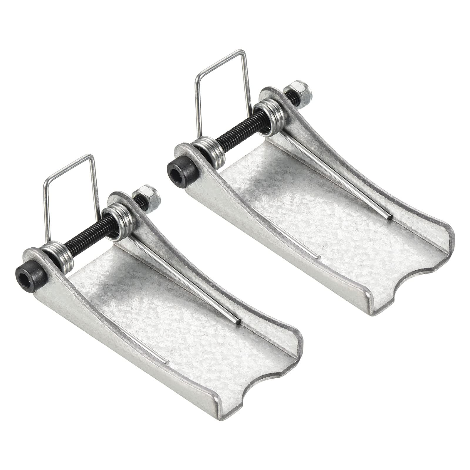 PATIKIL 3 Inch Replacement Hooks Latch, 2 Pack Metal Towing Receiver Hitch for Clevis Hook Trailer, Silver