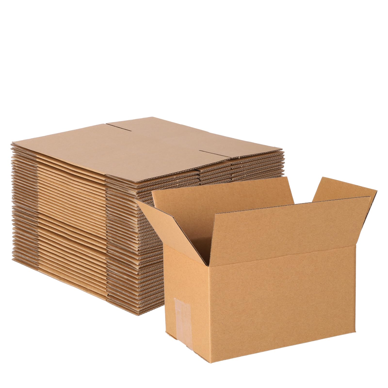 Photo 1 of zmybcpack 40 pack 7x5x4 inch Cardboard Box Mailers, Kraft Corrugated mailer Small Shipping Boxes For Small Business, Mailing Packing and Storage