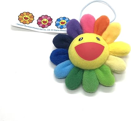 Amazon Kaikai Kiki お花ぬいぐるみ レインボー バッジ おもちゃ