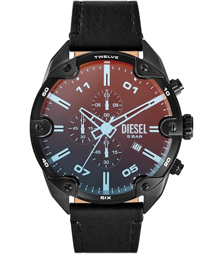 Amazon.com: Diesel Spiked Stainless Steel Chronograph Men's Watch