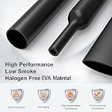 Eventronic Heat Shrink Tubing 600Pcs EVA 12 Sizes 5 Colors 27m IP56 view 4
