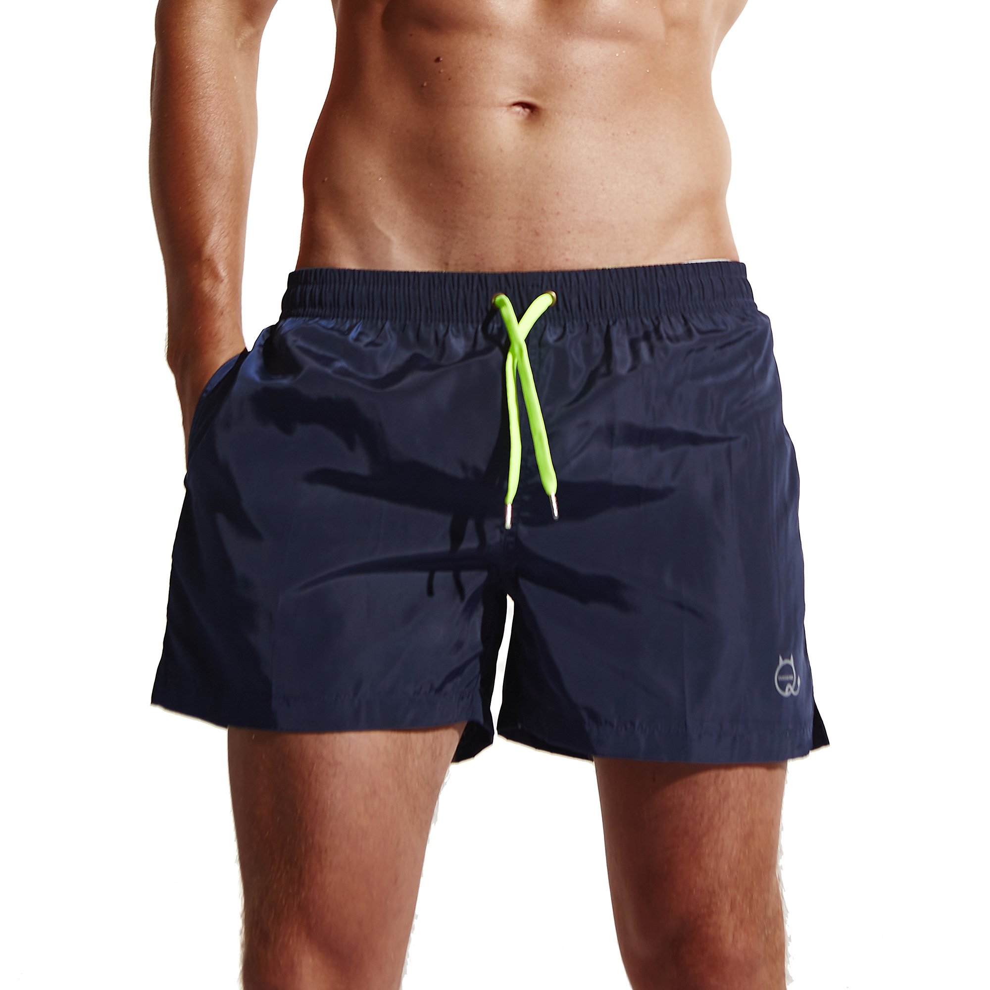 Men's Shorts Swim Trunks Quick Dry Beach Shorts with Pockets for Surfing Running Swimming Watershort