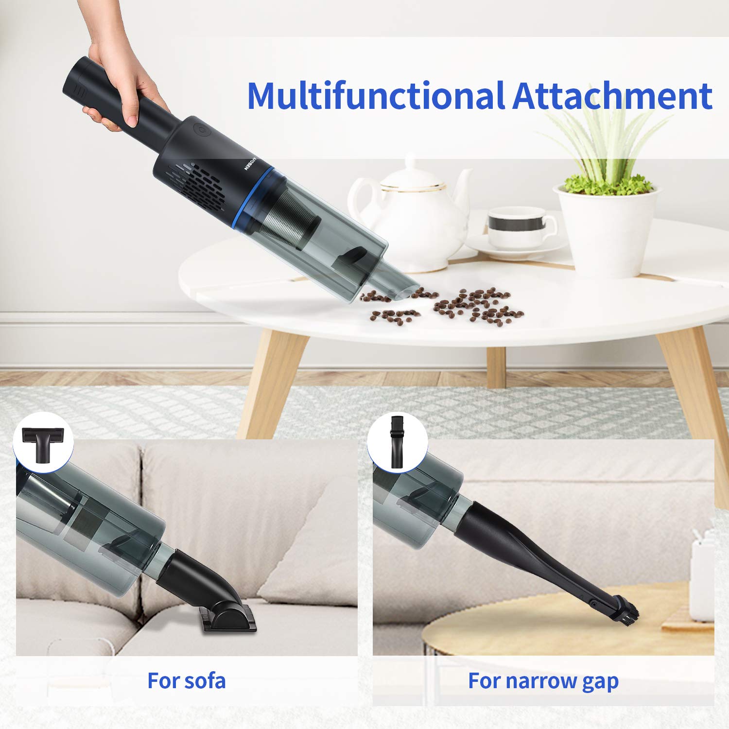 APOSEN Cordless Vacuum Cleaner, 16Kpa Strong Suction 5 in 1 Stick Vacuum  Brushless Motor Ultra Lightweight for Home Hard Floor A16s - Buy Online -  262957873