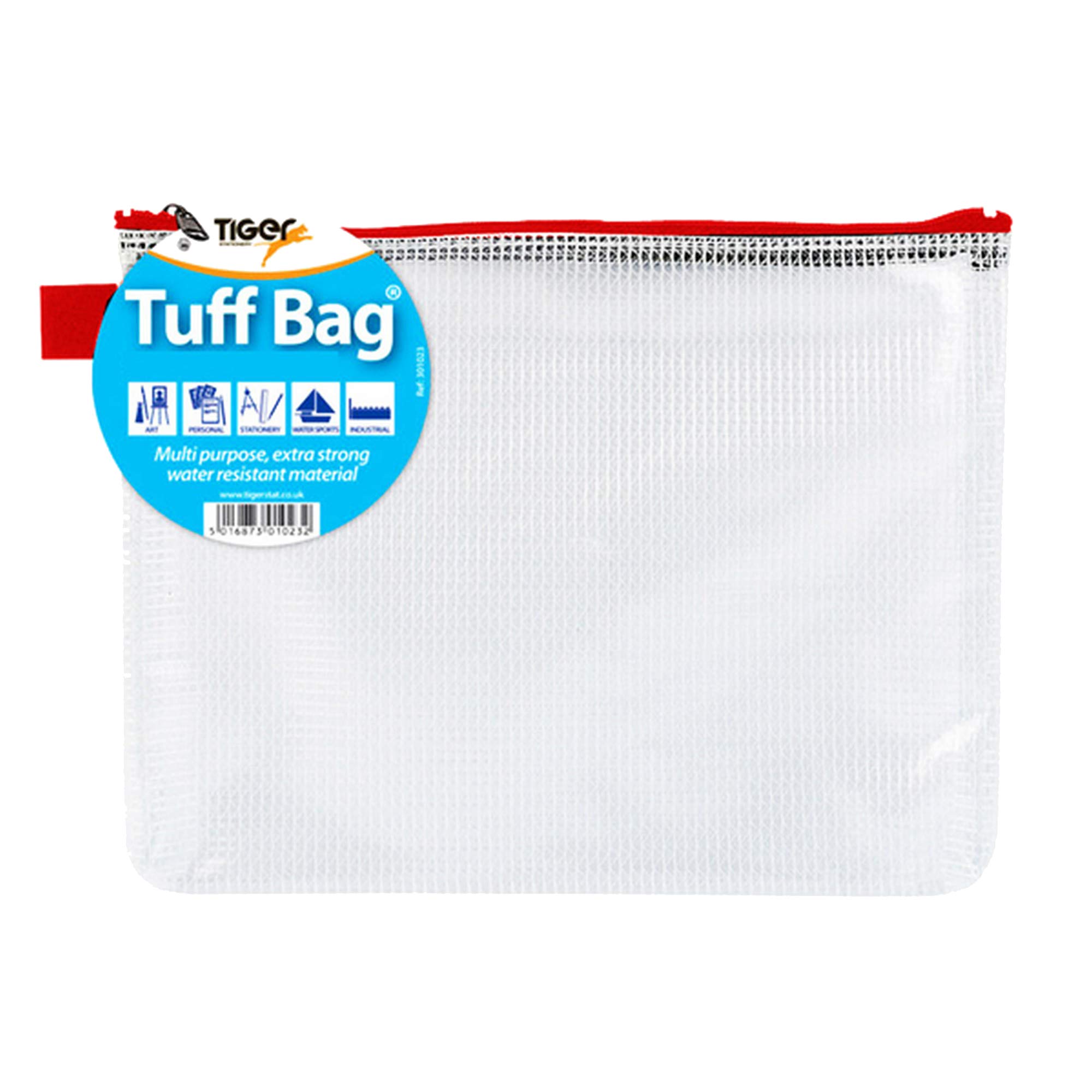 Tiger tuff bag foolscap A4+ size single bag - assorted colours