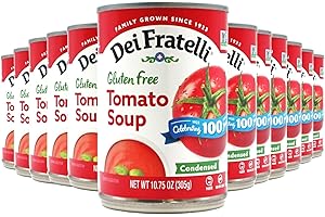 Dei Fratelli Tomato Soup (10.75 oz. cans; 12 pack) - Gluten Free - 5th Generation Recipe