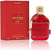 Dumont NITRO RED - 3.4oz - Eau De Parfum - Luxury Perfume for Men - Fruit, Woody, Floral & Masculine Fragrance - Long Lasting Cologne Mist & Body Spray - for Him