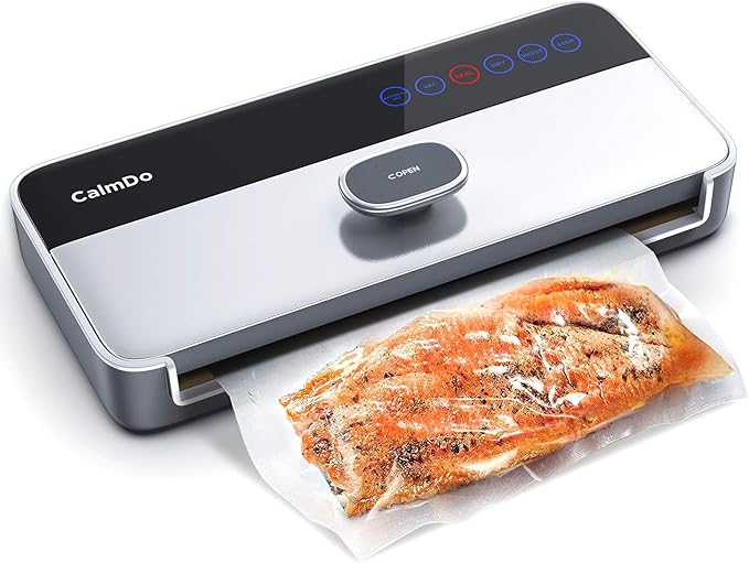 Machine Sous Vide Alimentaire, CalmDo 6 en 1 Appareil de Mise Sous Vide