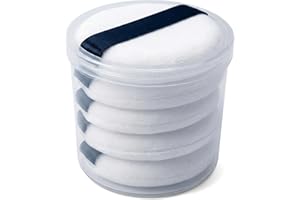 5PCS Powder Puff Soft Round 2 Inch Velour Face Makeup Beauty Setting Makeup Tool Set
