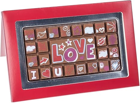Tableta de chocolate con caja de regalo - 