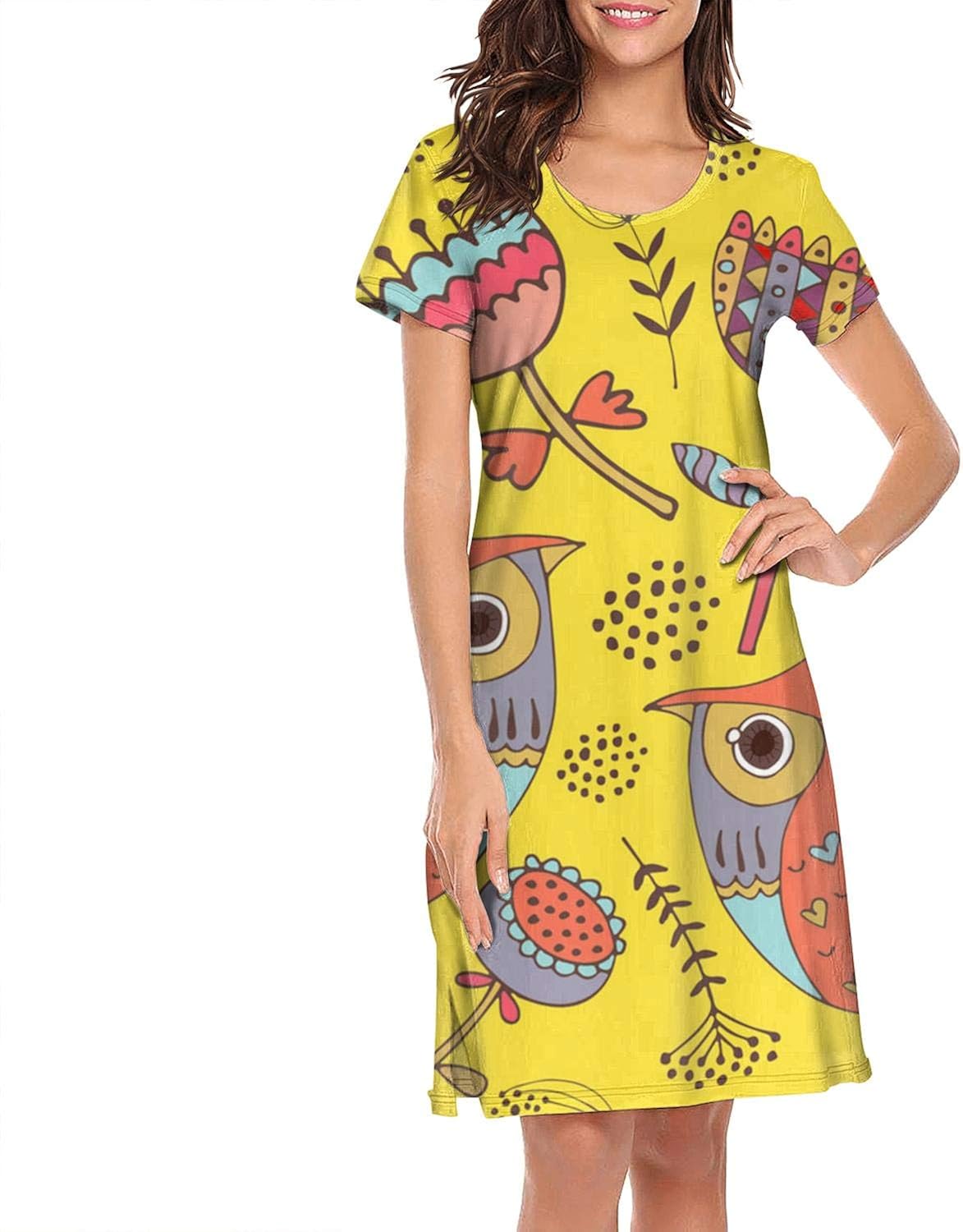 printed night dress