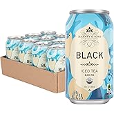Harney & Sons Organic Black Iced Tea, 12 oz can (Pack of 12)