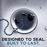 Smith’s 36-38mm Black Plug & Chain Bathtub Sink Plug 48cm Chain Pre-Assembled view 7