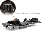 QWORK Gunite Spiked Shoes 25mm Short Spikes Epoxy Floor Black 1 Pair view 4