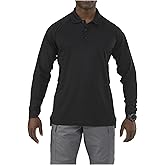 5.11 Tactical Men's Performance Long Sleeve Work Polo, 100% Polyester Fabric, Style 72049/72049T