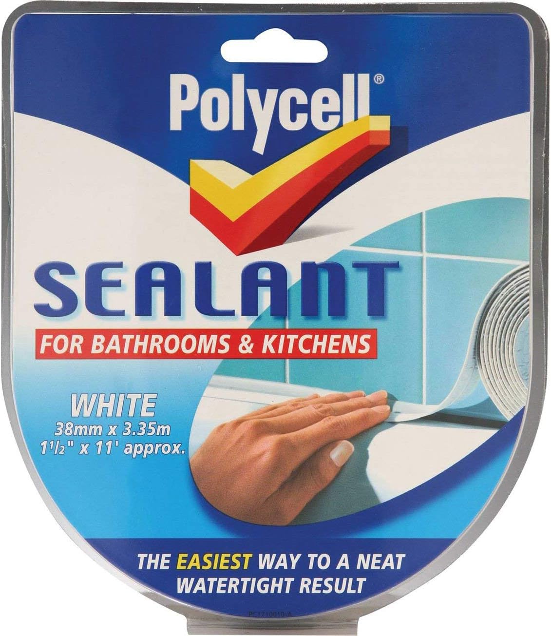 Polycell Sealant Strip for Bathroom / Kitchen White 41mm Amazon.co.uk