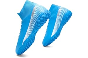 HaloTeam Men's Soccer Shoes Cleats Professional High-Top Breathable Athletic Football Boots for Outdoor Indoor TF/AG 3US-11US