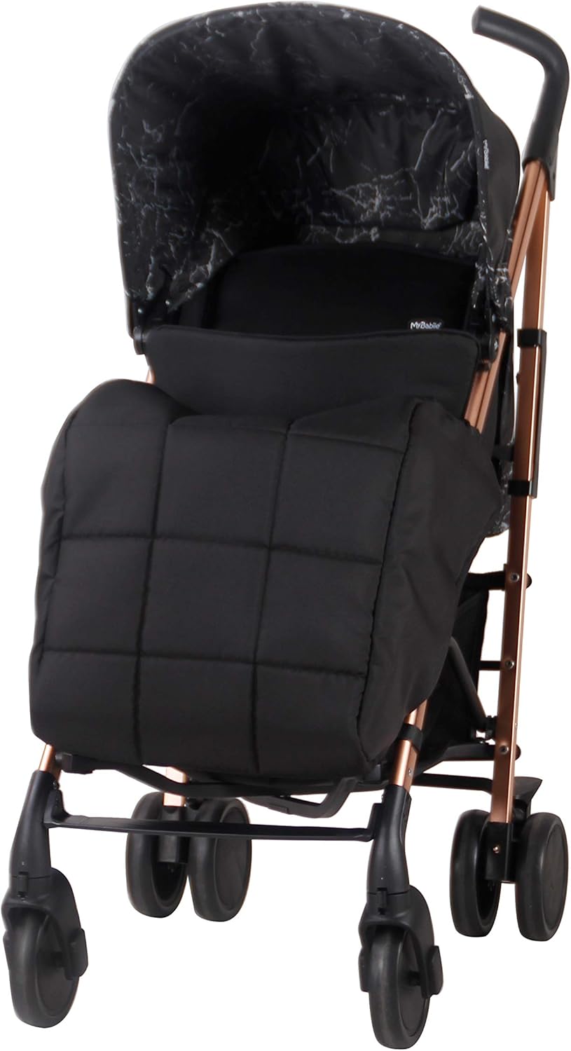 My Babiie Dreamiie by Samantha Faiers MB51 Black Marble Stroller, High