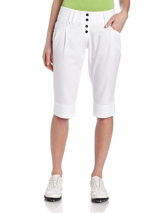 Buy Adidas Golf Women's Climalite Golf Pants, White, 12 at Amazon.in