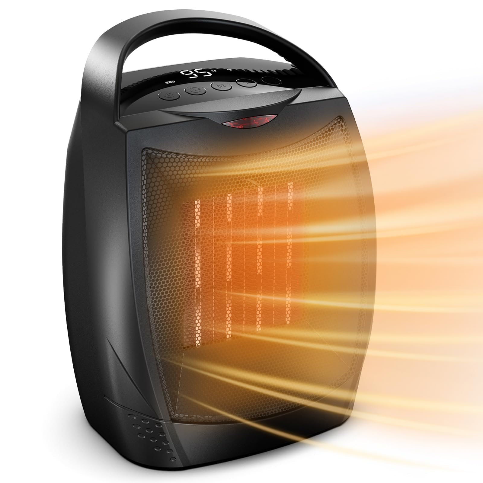 GiveBest Digital Space Heater, 1500W/750W Portable