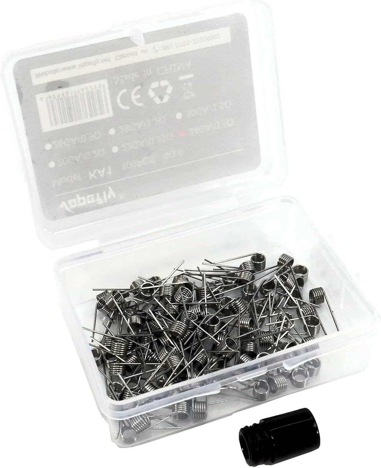 Amazon Co Jp プリビルドコイル 100個入り Ka1 カンタル 26ga ドリップチップ付き Dta 025 プリメイドコイル Vapefly ワイヤー ドラッグストア
